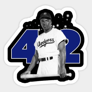 Jackie Robinson Sticker